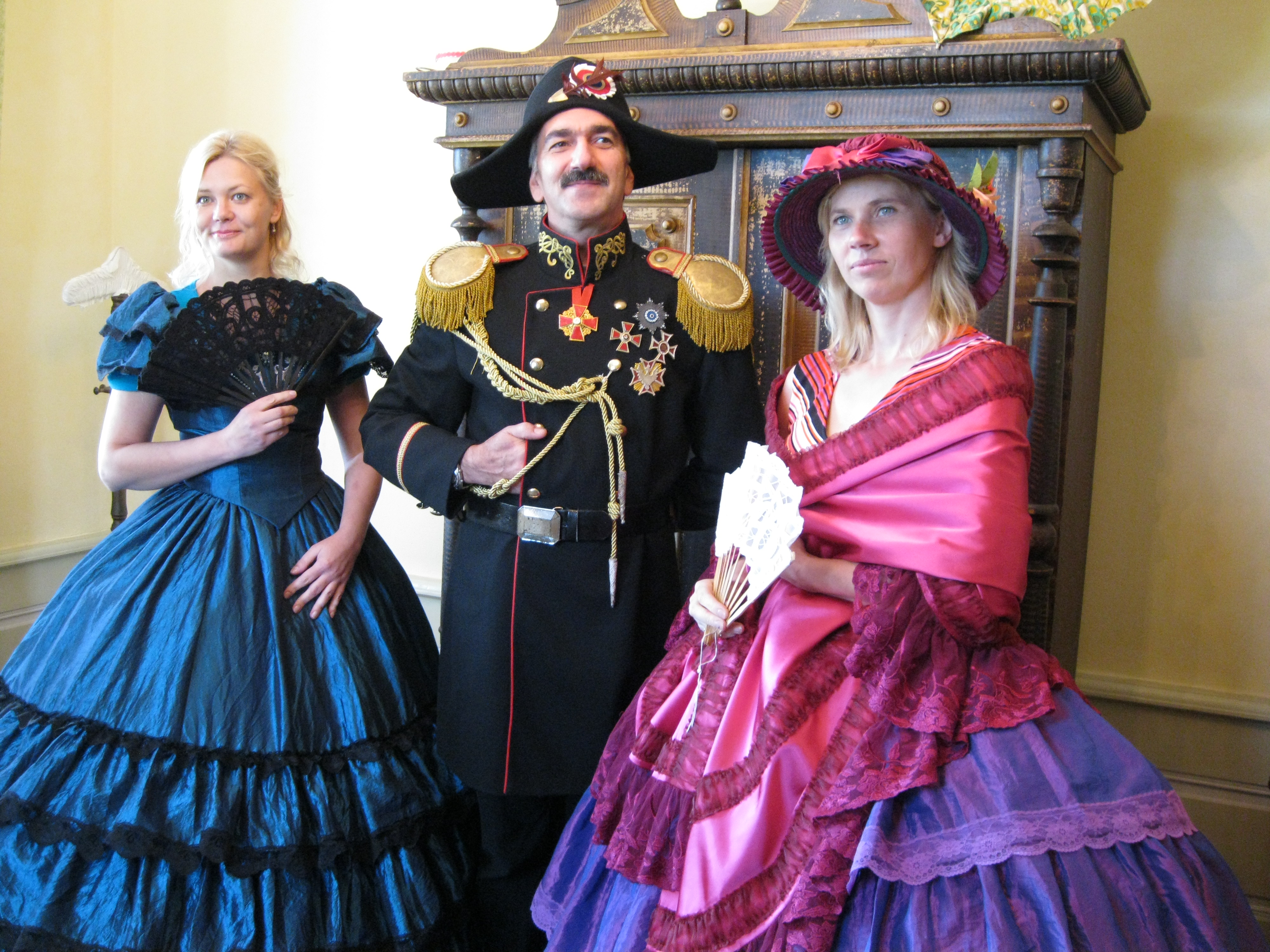 Piiriveerelased Kukruse Polaarmõisa kostüümitoas